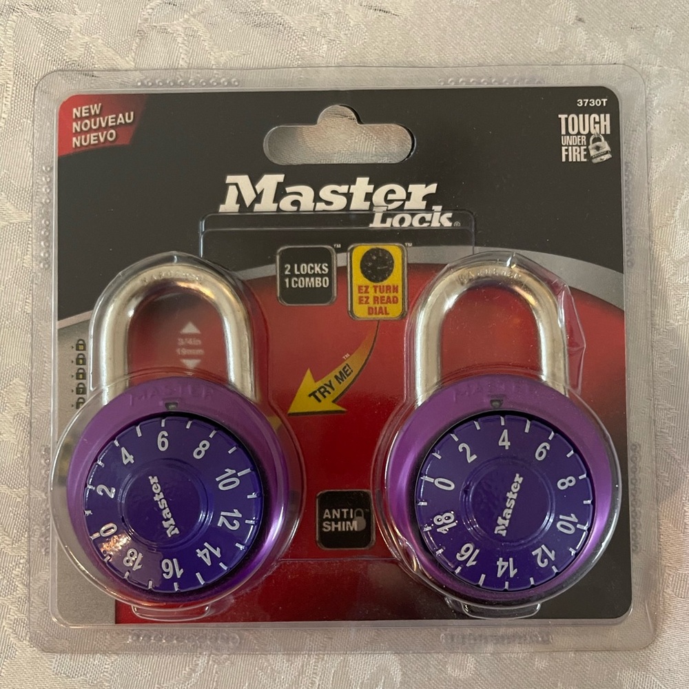 Pair of Master locks-NWT